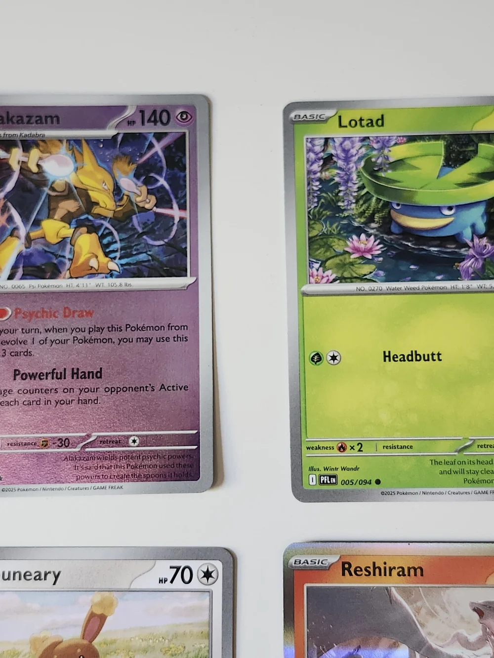 Pokemon Card Lot of 12 - Reshiram Holo, Vintage Misty's Staryu, Krookodile & Mor